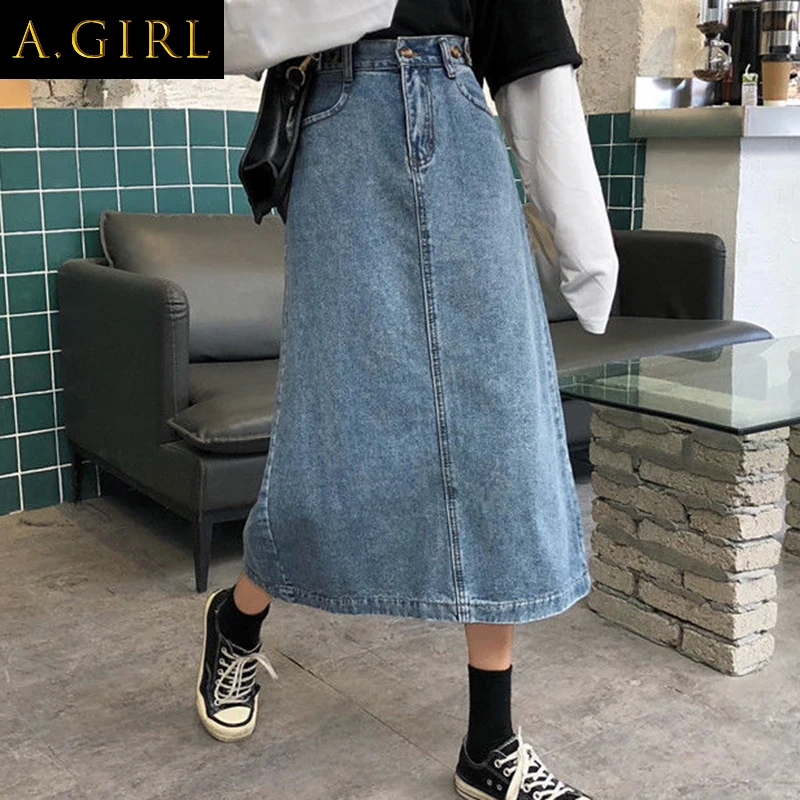 2023 Summer DressRimocy Korean Style Button Denim Skirt for Women 2022 Spring High Waist Split Jeans Skirts Woman Loose Long Pen
2023 Summer DressRimocy Korean Style Button Denim Skirt for Women 2022 Spring High Waist Split Jeans Skirts Woman Loose Long Pen