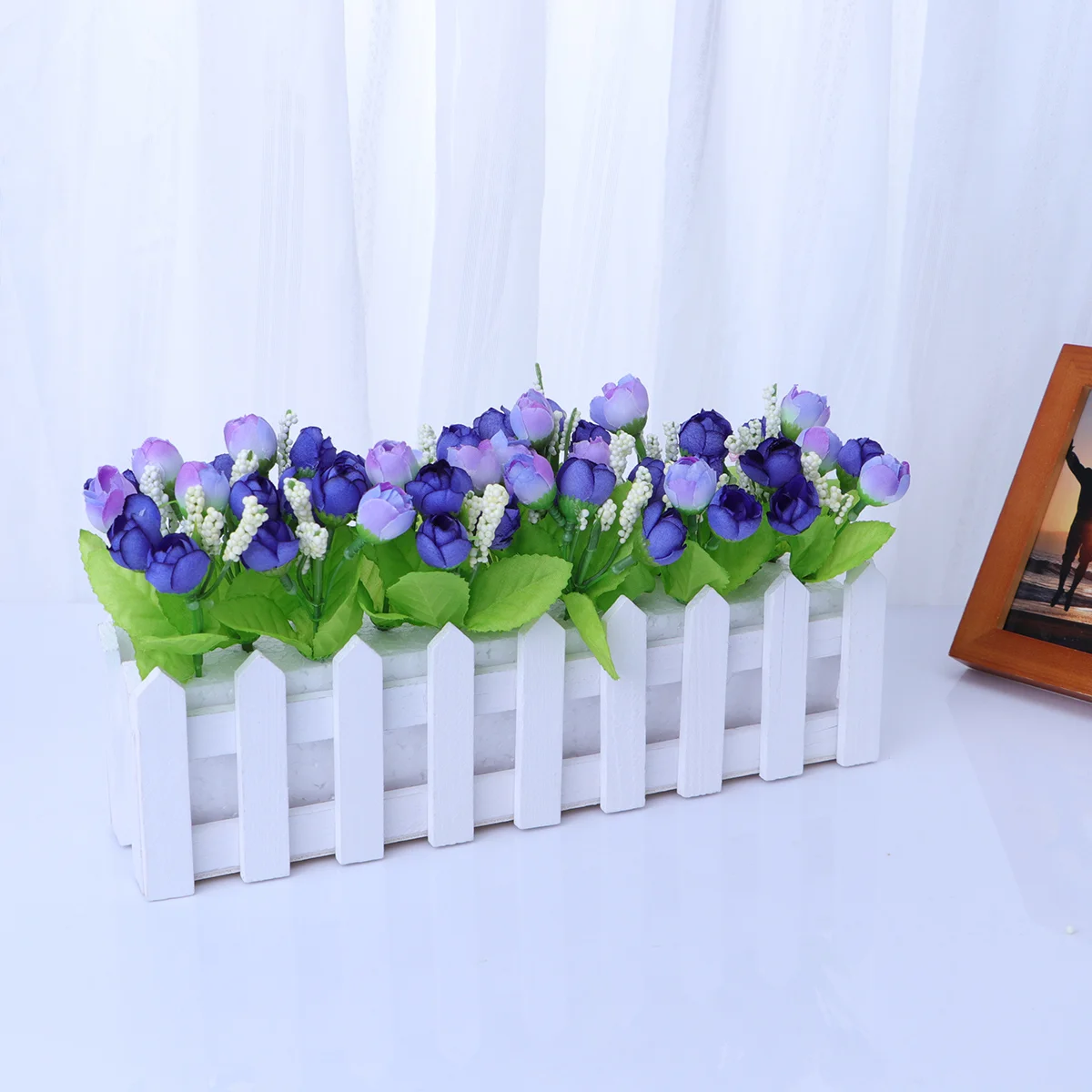 1PC Silk Cloth Fake Flowers Decor Simulated Artificial Flowers Wood Fence Decorative Flowers Mini Flowers Decor for Home Store
1PC Silk Cloth Fake Flowers Decor Simulated Artificial Flowers Wood Fence Decorative Flowers Mini Flowers Decor for Home Store