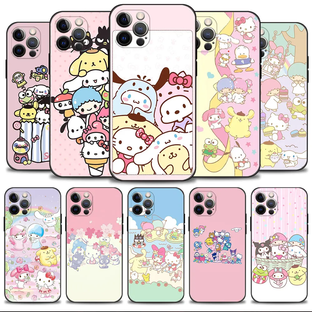 Cartoon Cinnamoroll Hello Kitty Family Case For Apple iPhone 14 13 12 11 Pro Max 13 12 Mini XS Max XR X 7 8 6 6S Plus Cover 
Cartoon Cinnamoroll Hello Kitty Family Case For Apple iPhone 14 13 12 11 Pro Max 13 12 Mini XS Max XR X 7 8 6 6S Plus Cover