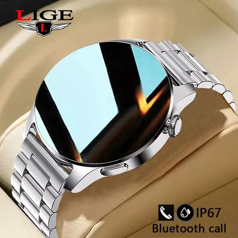 Смарт-часы LIGE мужские с Bluetooth, водостойкие, IP67, 2021 
Смарт-часы LIGE мужские с Bluetooth, водостойкие, IP67, 2021