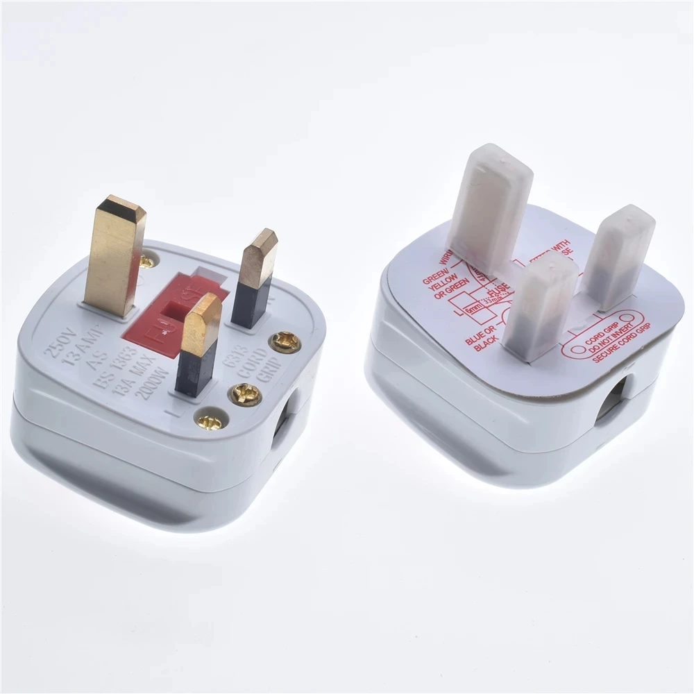 UK White 3 Pin Switch 250V 13A AC Power Plug With Switch Male Electrical Socket Fused Connect Cord Overload Protection Adapter
UK White 3 Pin Switch 250V 13A AC Power Plug With Switch Male Electrical Socket Fused Connect Cord Overload Protection Adapter