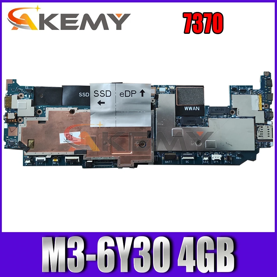 Akemy AAU30 LA-D312P for DELL Latitue 13 7370 Motherboard M3-6Y30 4GB Mainboard CN-02FF42 2FF42 100%Tested
Akemy AAU30 LA-D312P for DELL Latitue 13 7370 Motherboard M3-6Y30 4GB Mainboard CN-02FF42 2FF42 100%Tested