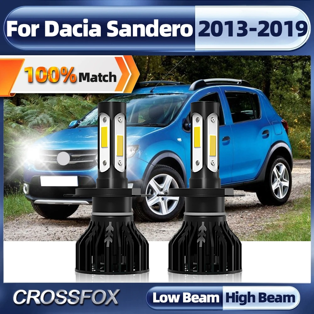 H4 Led Headlight Bulbs LED Car Lights 6000K 120W 20000LM Auto Headlamps For DACIA Sandero 2013 2014 2015 2016 2017 2018 2019 
H4 Led Headlight Bulbs LED Car Lights 6000K 120W 20000LM Auto Headlamps For DACIA Sandero 2013 2014 2015 2016 2017 2018 2019