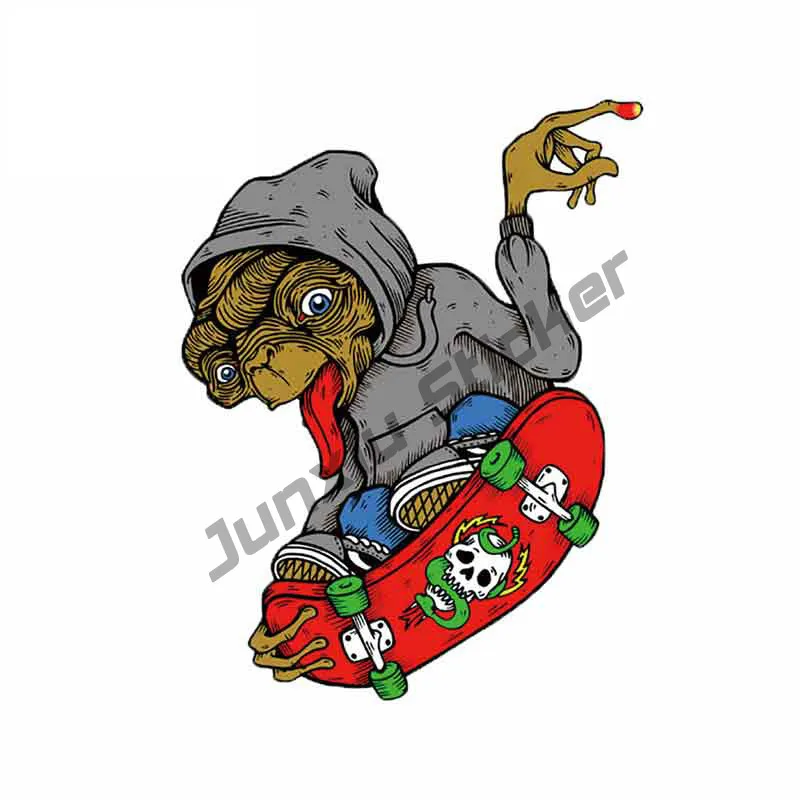 ET Skates Funny Cartoon Car Stickers Vinyl Decals Waterproof for Bumper Window Laptop Windshield Trunk Car Assessoires KK13*10cm
ET Skates Funny Cartoon Car Stickers Vinyl Decals Waterproof for Bumper Window Laptop Windshield Trunk Car Assessoires KK13*10cm