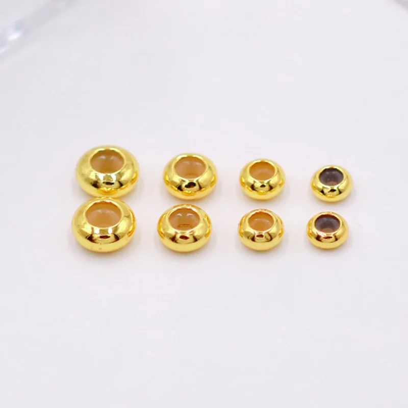 Позолоченные резиновые разделительные бусины 18K/14K, регулируемые бусины для позиционирования цепей, аксессуары «сделай сам», материал для б...
Позолоченные резиновые разделительные бусины 18K/14K, регулируемые бусины для позиционирования цепей, аксессуары «сделай сам», материал для б...
