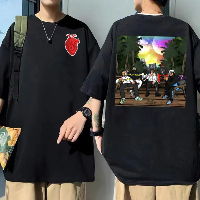 Le Monde Chico Album PNL Qlf French Rap Band Printed Oversized T Shirt Men Women Fashion Casual Tees Male Harajuku Cotton Tshirt
Le Monde Chico Album PNL Qlf French Rap Band Printed Oversized T Shirt Men Women Fashion Casual Tees Male Harajuku Cotton Tshirt