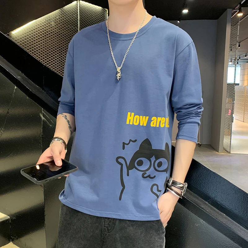 long sleeve t-shirt men's autumn Hong Kong fashion brand ins cartoon printed bottoms shirt loose round neck casual shirt
long sleeve t-shirt men's autumn Hong Kong fashion brand ins cartoon printed bottoms shirt loose round neck casual shirt