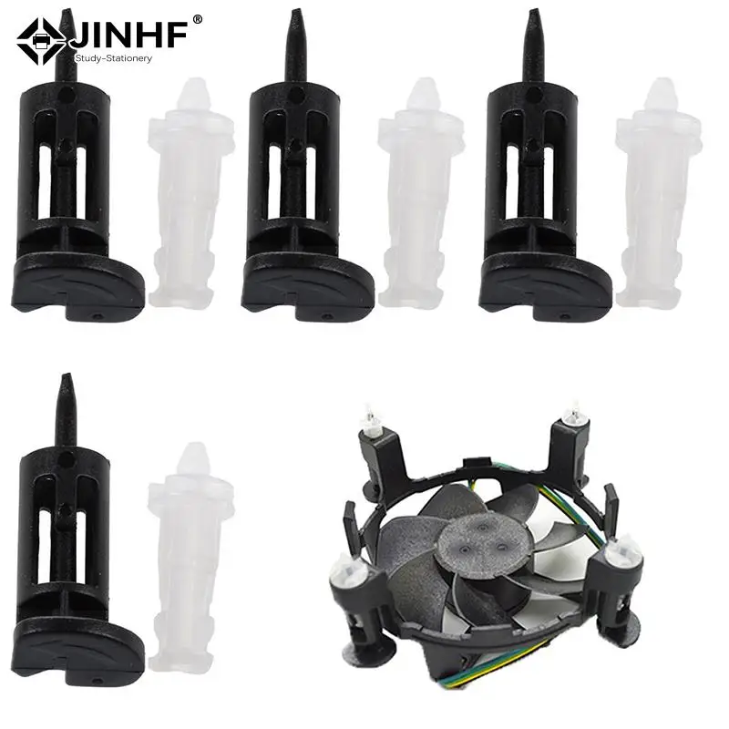 4pcs 775/1150/1155/1156 CPU Fastener Plastic Push Buckle PC Heatsink Cooler Cooling For In-tel Mount Pin Fan Foot Mounting Clip
4pcs 775/1150/1155/1156 CPU Fastener Plastic Push Buckle PC Heatsink Cooler Cooling For In-tel Mount Pin Fan Foot Mounting Clip