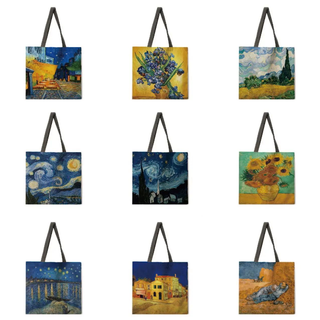 Classic Oil Painting Print Reusable Shopping Bags Women Fashion Shoulder Bags Women Canvas Handbags Handbags
Classic Oil Painting Print Reusable Shopping Bags Women Fashion Shoulder Bags Women Canvas Handbags Handbags