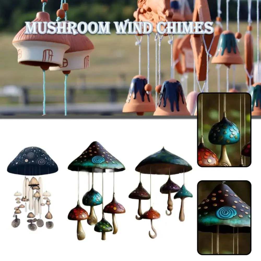 Colorful Mushrooms Wind Chimes Decor Resin Durable Mushrooms Hanging Decoration Garden Pendant Yard
Colorful Mushrooms Wind Chimes Decor Resin Durable Mushrooms Hanging Decoration Garden Pendant Yard