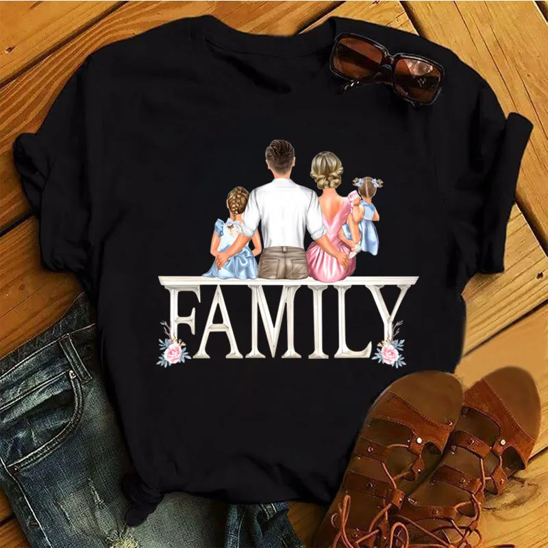 T-shirts Women Family Mother Mom Dad Print T-shirt Casual 90s Fashion Trend Clothes Women Graphic Tops Lady Female Cute Tees Top
T-shirts Women Family Mother Mom Dad Print T-shirt Casual 90s Fashion Trend Clothes Women Graphic Tops Lady Female Cute Tees Top