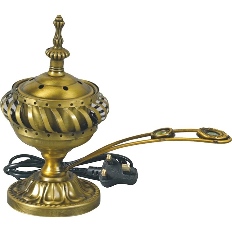 Exquisite European Incense Burner Dubai Incense Burner Vintage Zen Ornaments Electric Incense Burner Us Plug Air Freshener Gift
Exquisite European Incense Burner Dubai Incense Burner Vintage Zen Ornaments Electric Incense Burner Us Plug Air Freshener Gift