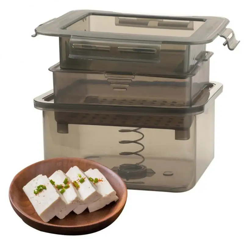 Tofu Press 3-Layer DIY Homemade Plastic Tofu Press Tofu Drainer Tofu Block Drain Storage Box Household Kitchen Cooking Tool Set
Tofu Press 3-Layer DIY Homemade Plastic Tofu Press Tofu Drainer Tofu Block Drain Storage Box Household Kitchen Cooking Tool Set