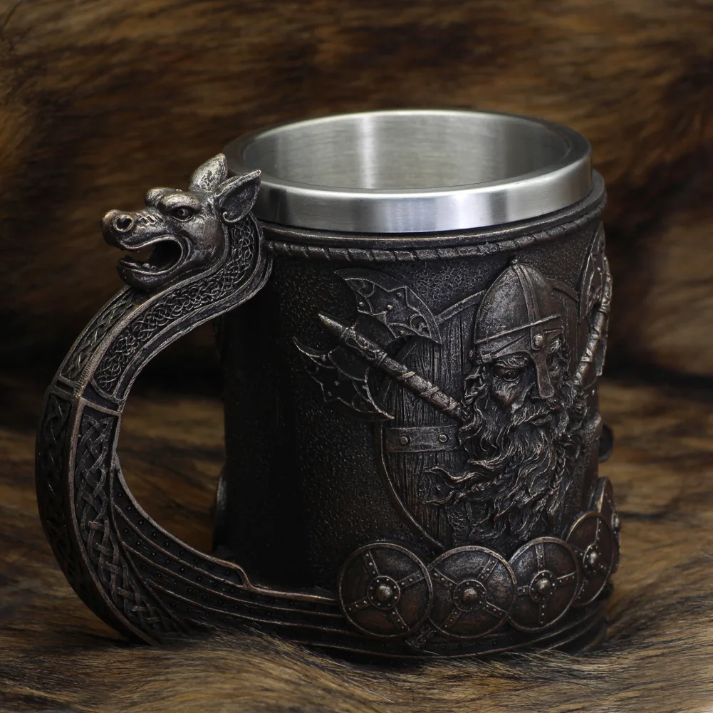600ml Viking Wood Style Beer Mug Medieval Dragon Resin Stainless Steel Beer Mug Retro Tankard Skull Coffee Cup Tea Mug Beer Cup
600ml Viking Wood Style Beer Mug Medieval Dragon Resin Stainless Steel Beer Mug Retro Tankard Skull Coffee Cup Tea Mug Beer Cup