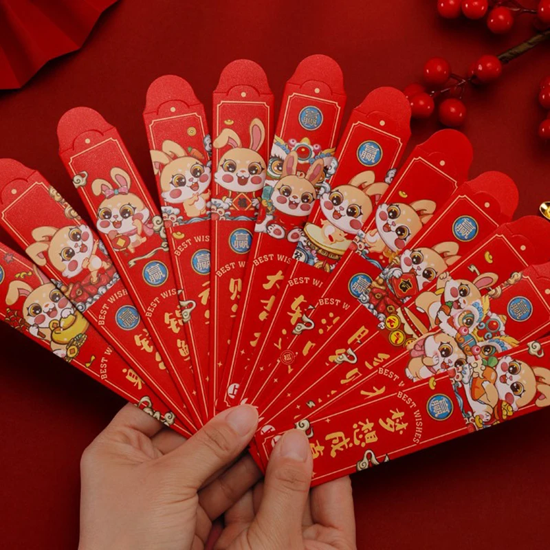 The Year of The Rabbit Draws 12 Red Envelopes In A Box Blind Box China-Chic Red Envelopes Lucky Lot Marriage Red Envelope
The Year of The Rabbit Draws 12 Red Envelopes In A Box Blind Box China-Chic Red Envelopes Lucky Lot Marriage Red Envelope