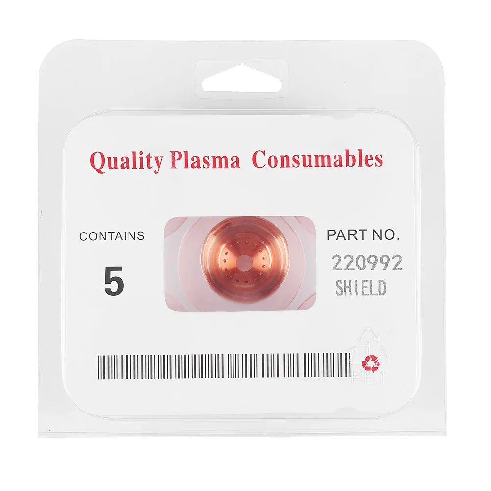 5 pcs/set 220992 Plasma Cutter Cutting Torch Consumables Shield Cap for MAX65/85/105 Plasma
5 pcs/set 220992 Plasma Cutter Cutting Torch Consumables Shield Cap for MAX65/85/105 Plasma