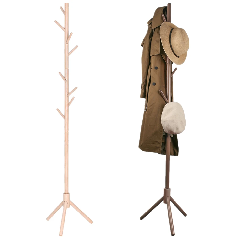Wooden Coat Rack with 8 Hooks Easy to Asseemble Free Standing Coat Tree Hanger Stand for Coats Topcoat Hat Scarve Office Bedroom
Wooden Coat Rack with 8 Hooks Easy to Asseemble Free Standing Coat Tree Hanger Stand for Coats Topcoat Hat Scarve Office Bedroom