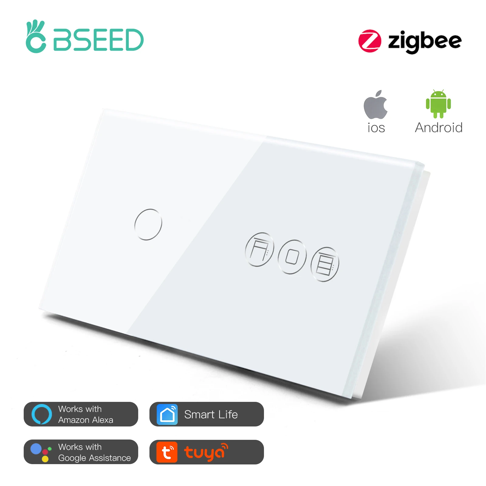 BSEED Беспроводной выключатель для жалюзи
BSEED Беспроводной выключатель для жалюзи