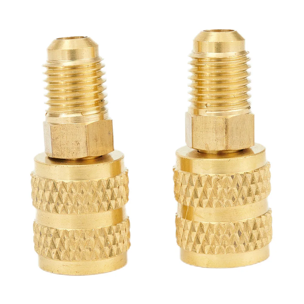 2pcs Brass R410a Adapters Female 5/16\" SAE Male 1/4\" SAE For R22 Adapter Connection Adapter Part Tool
2pcs Brass R410a Adapters Female 5/16\" SAE Male 1/4\" SAE For R22 Adapter Connection Adapter Part Tool