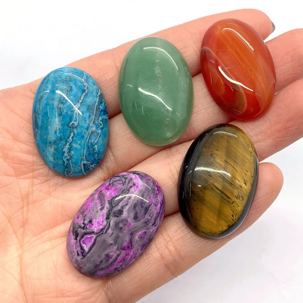 1pcs Oval 20x30mm Natural Stone Bead Tiger Eye Crystal Quartz Cabochon Charm Reiki Stone for Making Necklace Ring Accessories
1pcs Oval 20x30mm Natural Stone Bead Tiger Eye Crystal Quartz Cabochon Charm Reiki Stone for Making Necklace Ring Accessories