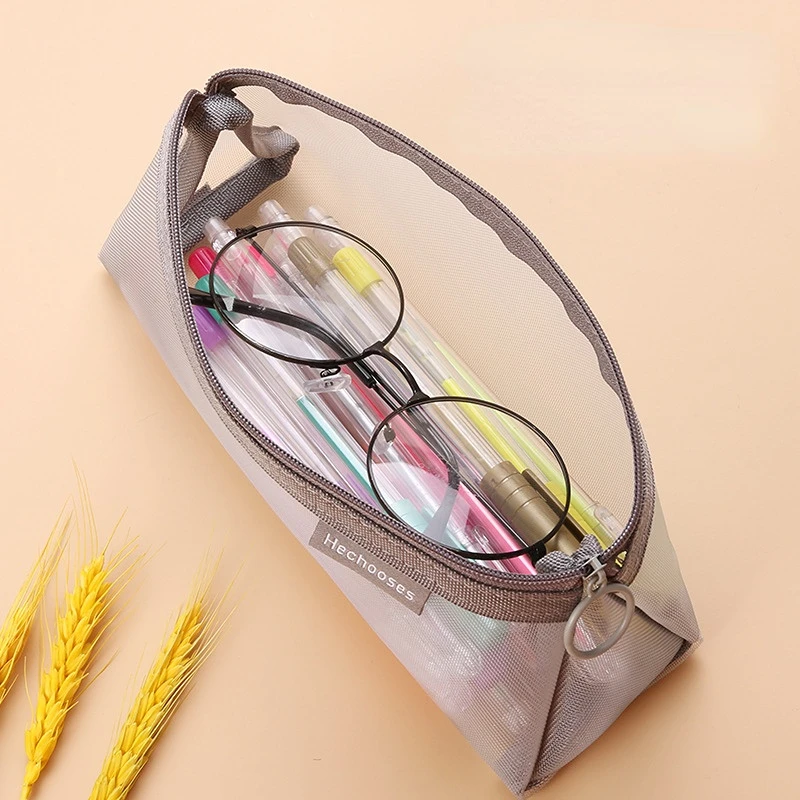Transparent Large Capacity Pencil Bag Mesh Pen Case Stationery Holder School Case Zipper Pencil Pouch Children School Supplies
Transparent Large Capacity Pencil Bag Mesh Pen Case Stationery Holder School Case Zipper Pencil Pouch Children School Supplies
