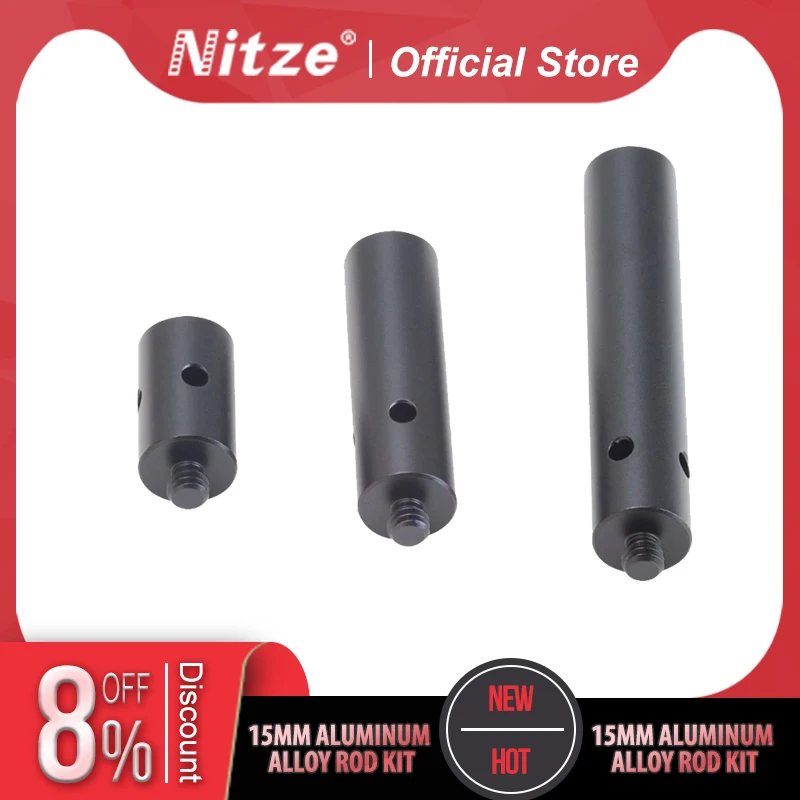 Комплект стержней из алюминиевого сплава NITZE 15 мм (1 дюйм/2 дюйма/3 дюйма) с резьбой 1/4 дюйма-цвет/4 предмета
Комплект стержней из алюминиевого сплава NITZE 15 мм (1 дюйм/2 дюйма/3 дюйма) с резьбой 1/4 дюйма-цвет/4 предмета