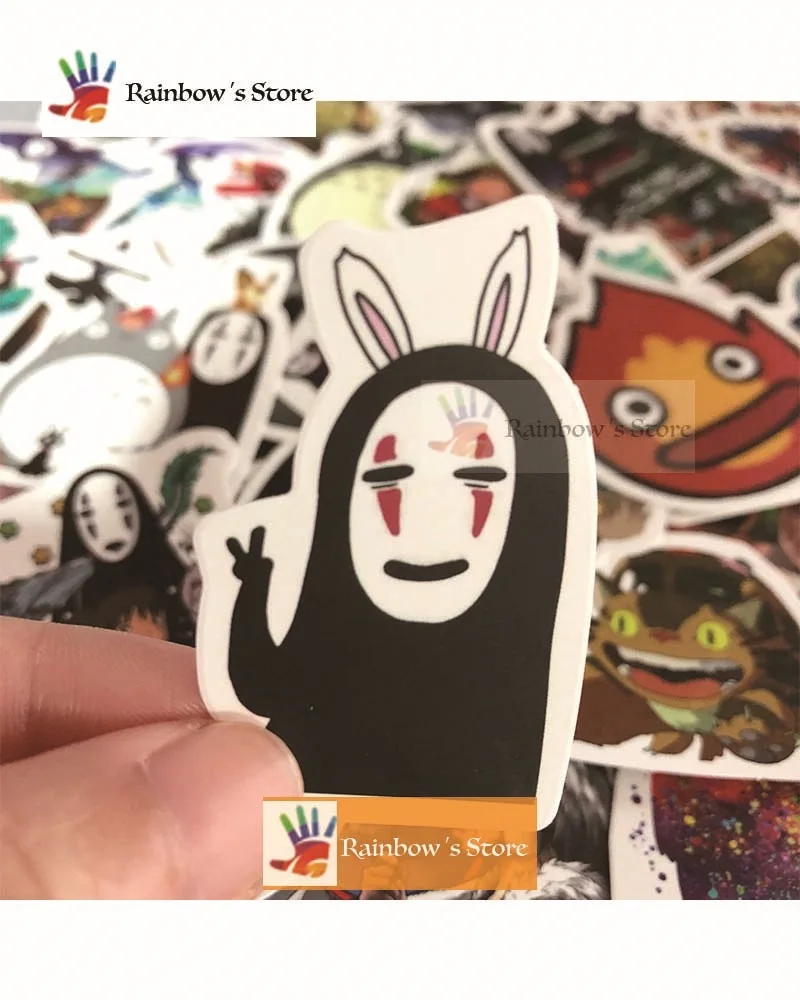 50pcs non-repetitive Japanese anime Hayao Miyazaki My Neighbor Totoro movie stickers trolley case skateboard graffiti stickers
50pcs non-repetitive Japanese anime Hayao Miyazaki My Neighbor Totoro movie stickers trolley case skateboard graffiti stickers
