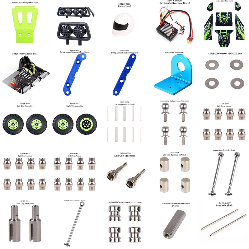 12428 12427 оригинальные детали 0049-0089 Wltoys 12428 12423 запасные части для радиоуправляемых автомобилей, шина/концентратор/приемник/прокладка/вал/чашк...
12428 12427 оригинальные детали 0049-0089 Wltoys 12428 12423 запасные части для радиоуправляемых автомобилей, шина/концентратор/приемник/прокладка/вал/чашк...