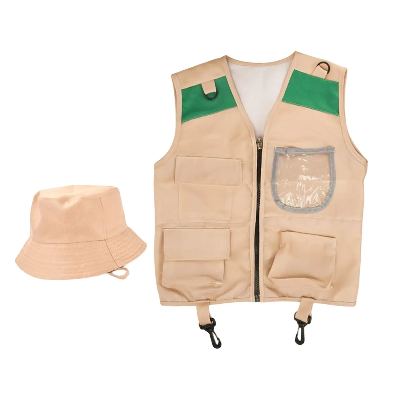 Cargo Vest and Hat Set Nature Adventures Suit for Camping Activity Fishing
Cargo Vest and Hat Set Nature Adventures Suit for Camping Activity Fishing