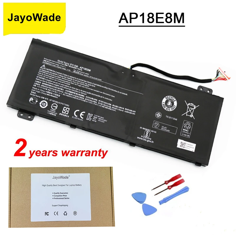 

JayoWade AP18E8M Laptop Battery For Acer Nitro 5 AN515-54 AN515-55 AN517-51 7 AN715-51 Aspire 7 A715-74 A715-74G Series AP18E7M