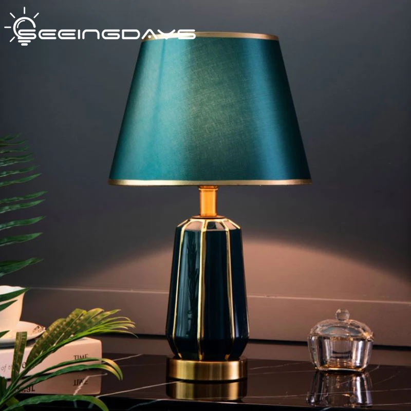 Nordic Modern Simple Luxury Ceramic Table Lamp for Living Room Bedroom Bedside Lamp Study Desk Lamp Led Night Lamp Home Decor
Nordic Modern Simple Luxury Ceramic Table Lamp for Living Room Bedroom Bedside Lamp Study Desk Lamp Led Night Lamp Home Decor