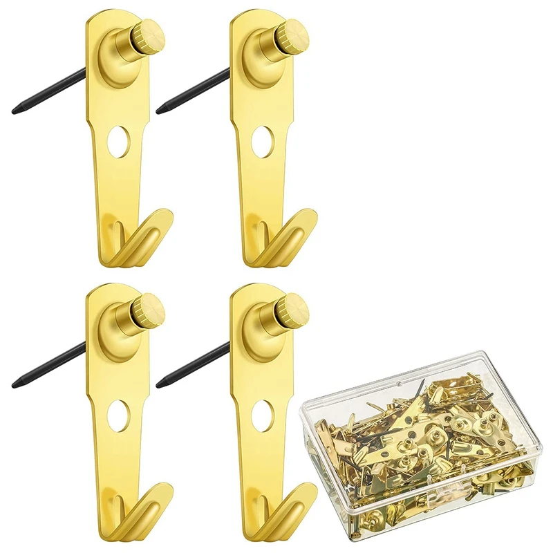 60 Pcs 30 Lb Picture Hangers with Nails Photo Frame Hanger Hooks Picture Hanging Nails for Hanging Clock
60 Pcs 30 Lb Picture Hangers with Nails Photo Frame Hanger Hooks Picture Hanging Nails for Hanging Clock