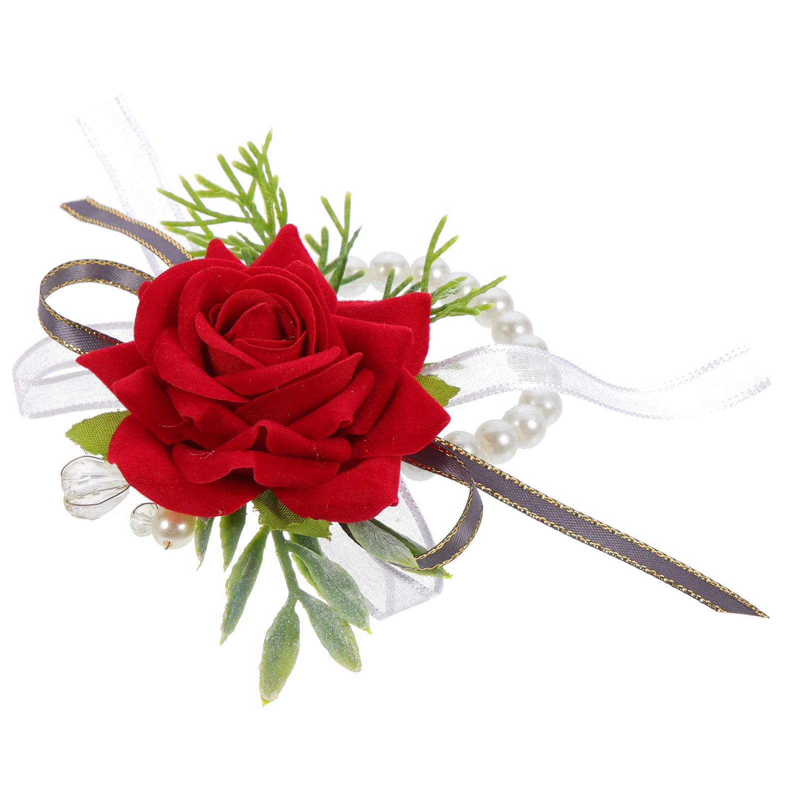 Wrist Flower Rose Decor Bracelet Bridesmaid Ornament Plastic Hand Wristband Rustic Wedding 
Wrist Flower Rose Decor Bracelet Bridesmaid Ornament Plastic Hand Wristband Rustic Wedding