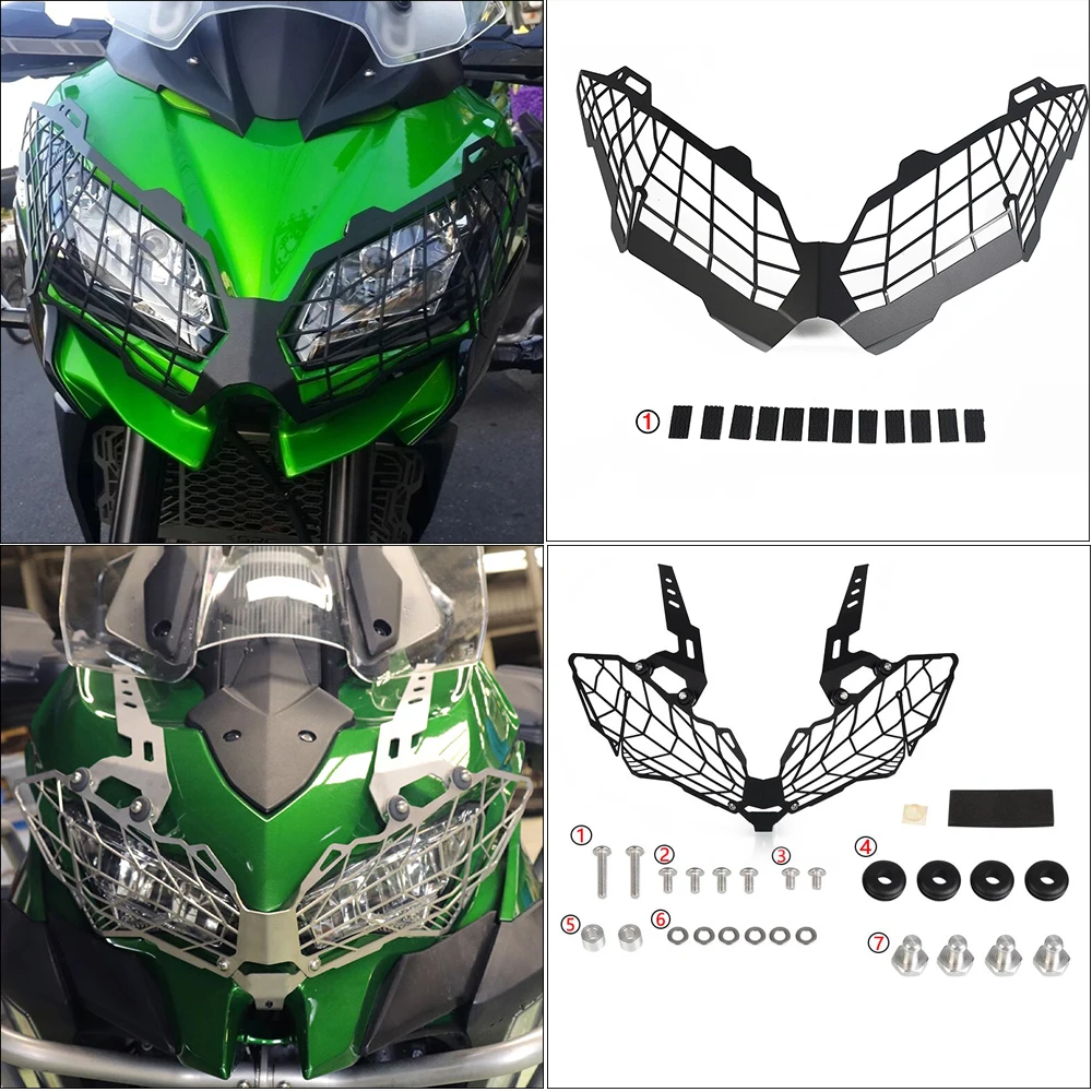 Versys 1000 Headlight Guard Grille Cover For KAWASAKI Versys1000 KLE 1000 KLE1000 2015 2016 2017 2018 2019 2020 2021 2022 2023
Versys 1000 Headlight Guard Grille Cover For KAWASAKI Versys1000 KLE 1000 KLE1000 2015 2016 2017 2018 2019 2020 2021 2022 2023