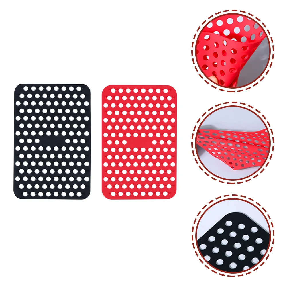 2Pcs Air Fryer Silicone Liners Steamer Inner Food Pad Rectangular Oven Tray Mat
2Pcs Air Fryer Silicone Liners Steamer Inner Food Pad Rectangular Oven Tray Mat