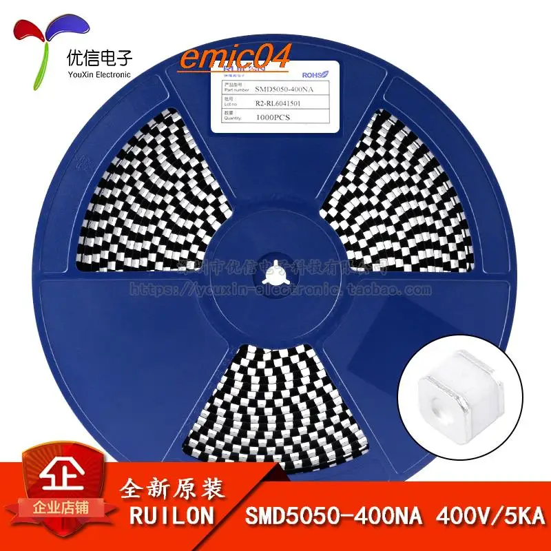 10 шт., оригинальный товар 5050 SMD5050-400NA 400V/5KA
10 шт., оригинальный товар 5050 SMD5050-400NA 400V/5KA