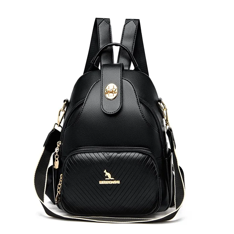 Designer Luxury Women Leather Backpacks High Quality Female Vintage Shoulder Bag Travel Bagpack Ladies Rucksacks Fashion Handbag
Designer Luxury Women Leather Backpacks High Quality Female Vintage Shoulder Bag Travel Bagpack Ladies Rucksacks Fashion Handbag