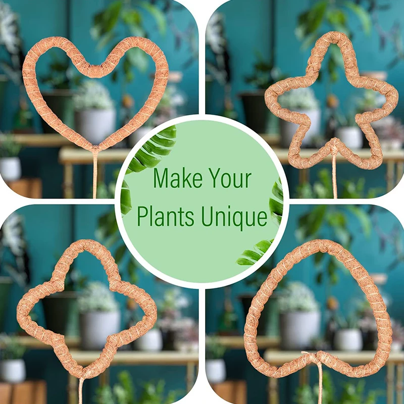 

1PC Plant Climbing Pole Coir Moss Stick Coir Moss Palm Vines Stick Plant Support Extension Climbing Indoor Plants Creepers