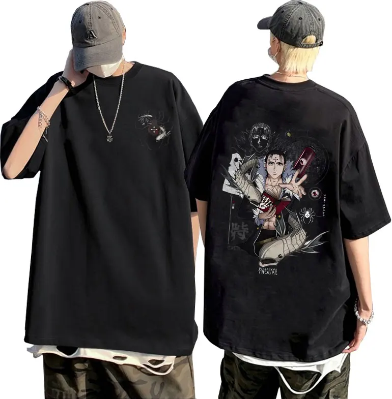 Japanese Anime Hunter X Hunter Chrollo Lucilfer Graphics Tshirt Men Women Manga Cotton Eu Size T Shirts Male Casual Streetwear
Japanese Anime Hunter X Hunter Chrollo Lucilfer Graphics Tshirt Men Women Manga Cotton Eu Size T Shirts Male Casual Streetwear
