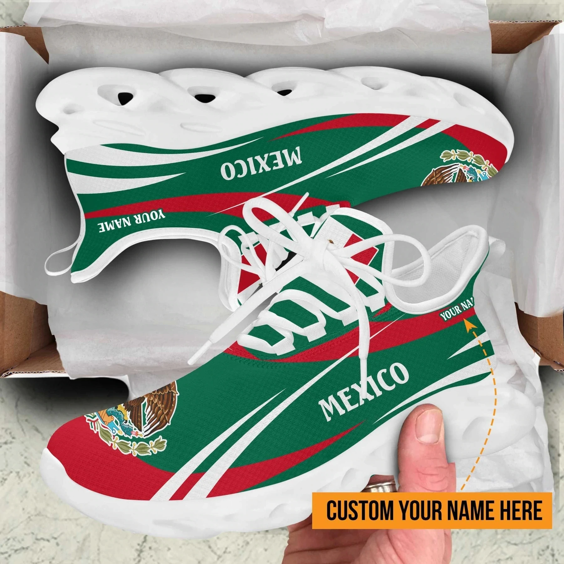 Mexico Flag Pattern Print Summer Mens Running Shoes Fashion Male Casual Walking Shoes Non Slip Blade Tenis Sneakers for Man
Mexico Flag Pattern Print Summer Mens Running Shoes Fashion Male Casual Walking Shoes Non Slip Blade Tenis Sneakers for Man