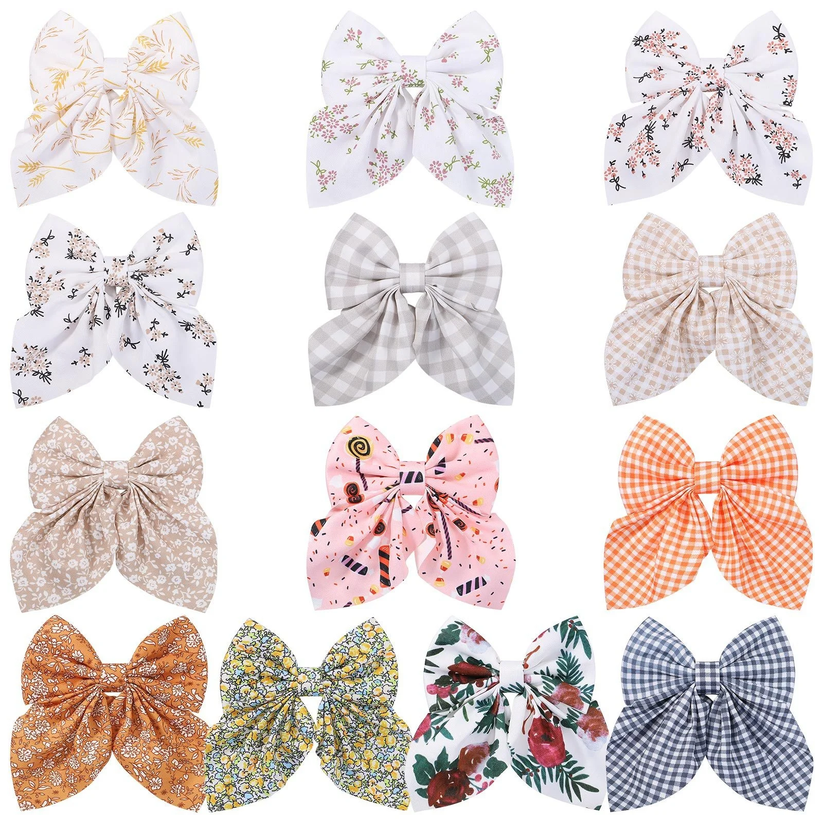 2022 Summer Print Small Flower Plaid Cloth Big Bow Butterfly Hair Clips For Girl Children Cute Kawaii Ponytail Hairpin Headwear
2022 Summer Print Small Flower Plaid Cloth Big Bow Butterfly Hair Clips For Girl Children Cute Kawaii Ponytail Hairpin Headwear