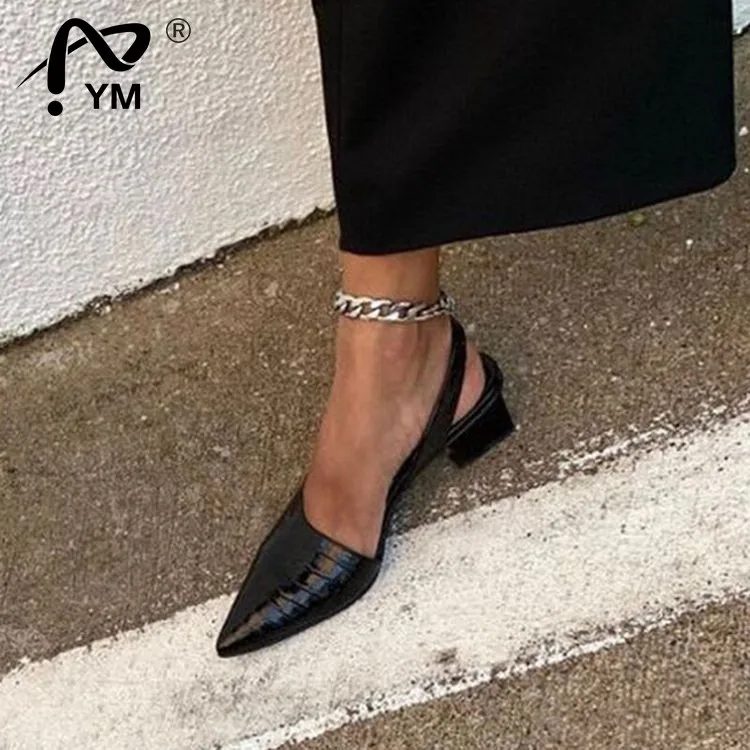 New Leather Vintage Pointed Toe Women Shoes Pumps Spring Summer Party Dancing Slingback Heel Sandals
New Leather Vintage Pointed Toe Women Shoes Pumps Spring Summer Party Dancing Slingback Heel Sandals