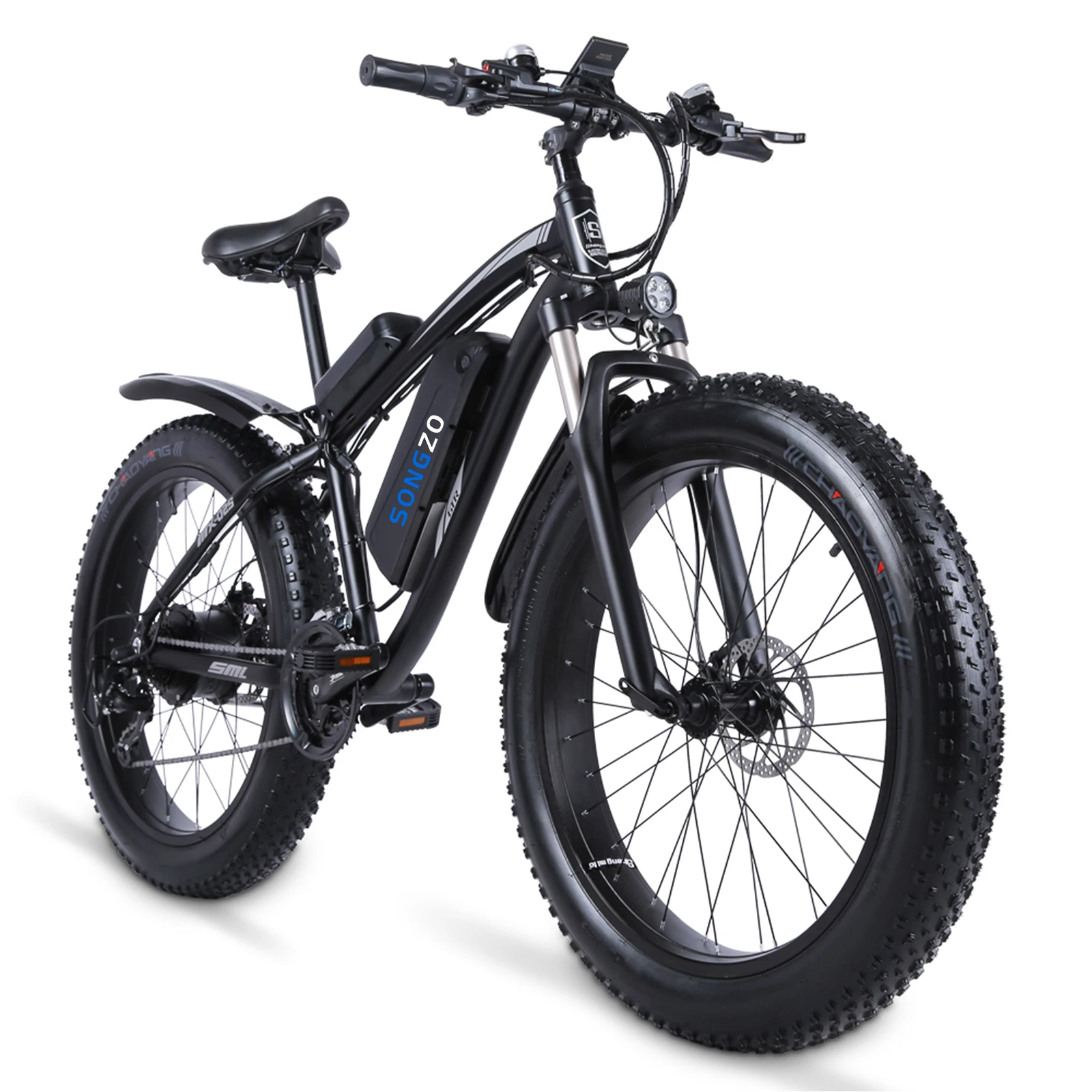 SONGZO Electric Bike 1000w Adult Electric Bicycle 26 Inch Fat Tire e Bike 48v17ah Mountain Bike Snow Bike
SONGZO Electric Bike 1000w Adult Electric Bicycle 26 Inch Fat Tire e Bike 48v17ah Mountain Bike Snow Bike