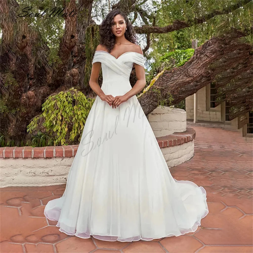 Elegant A Line Wedding Dress For Women Vestidos De Novia Sweetheart Beading Bridal Gown White Lace Bridal Dress Robe De Mariée
Elegant A Line Wedding Dress For Women Vestidos De Novia Sweetheart Beading Bridal Gown White Lace Bridal Dress Robe De Mariée