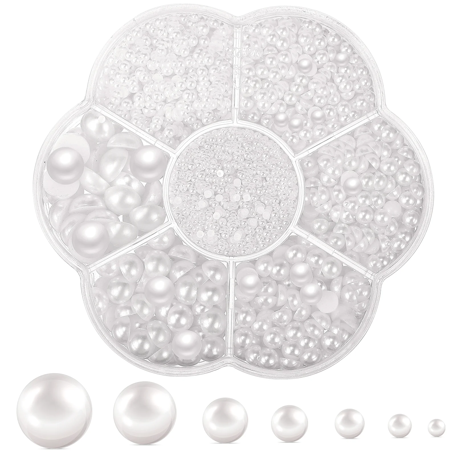 Pearl Clothing Accessories Nail Pearls Beads Artificial Round Flat Back Crafting White Abs
Pearl Clothing Accessories Nail Pearls Beads Artificial Round Flat Back Crafting White Abs