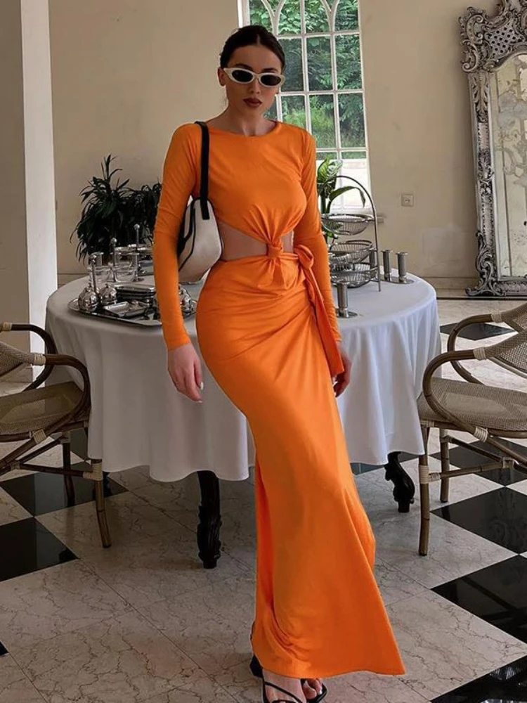Women Autumn Winter Solid Maxi Long Dress Elegant Casual Fashion Office Lady Pullover Long Sleeve Bodycon Slim Split Dress 2023
Women Autumn Winter Solid Maxi Long Dress Elegant Casual Fashion Office Lady Pullover Long Sleeve Bodycon Slim Split Dress 2023