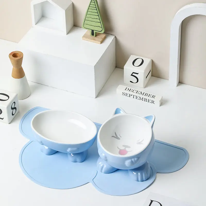 Cat Bowl Ceramic Protection Cervical Spine High Foot Oblique Mouth Cartoon Pet Bowl Dog Cat Rice Bowl Water Bowl
Cat Bowl Ceramic Protection Cervical Spine High Foot Oblique Mouth Cartoon Pet Bowl Dog Cat Rice Bowl Water Bowl