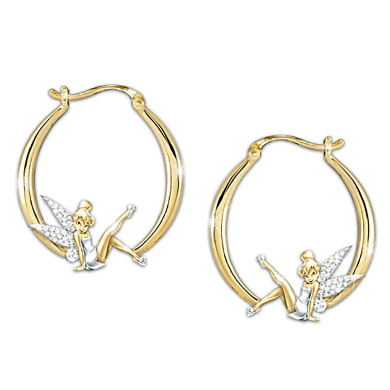 Exquisite Cute Anime Cartoon Angel Elf Girl Hoop Earrings for Women Valentines Day Gift Anniversary Party Aesthetic JewelryGift
Exquisite Cute Anime Cartoon Angel Elf Girl Hoop Earrings for Women Valentines Day Gift Anniversary Party Aesthetic JewelryGift