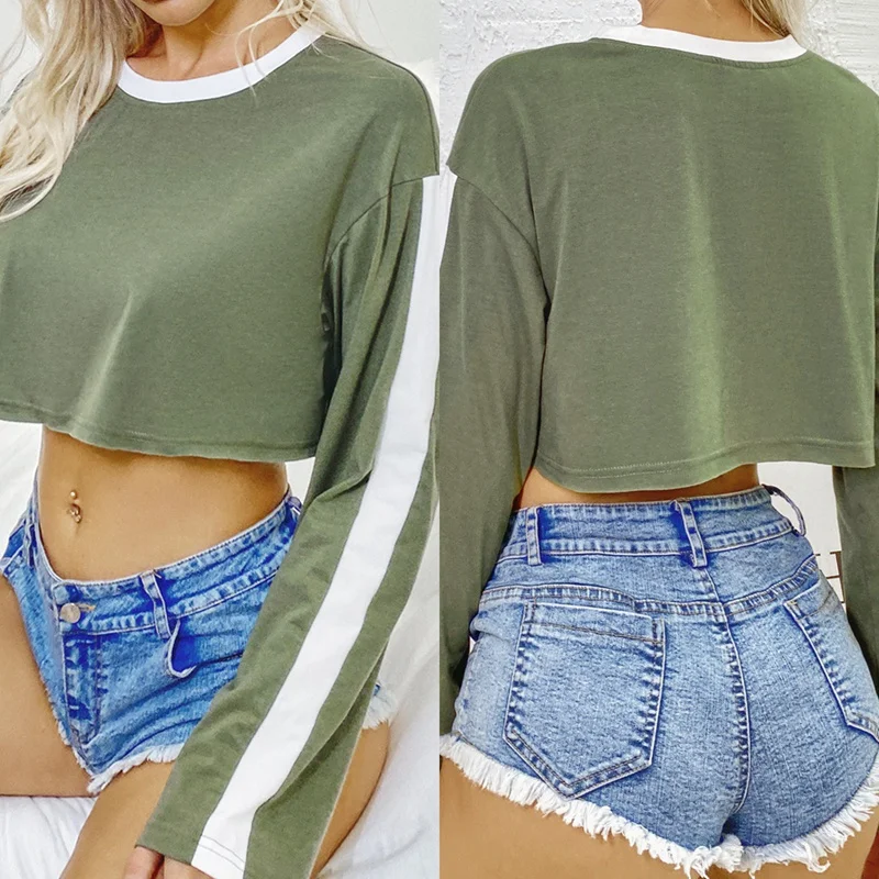 NEW-Womens Crop Top Hoodie Long Sleeve Casual Solid Hooded Sweatshirt Tee Dance Jumper Top Pullover
NEW-Womens Crop Top Hoodie Long Sleeve Casual Solid Hooded Sweatshirt Tee Dance Jumper Top Pullover