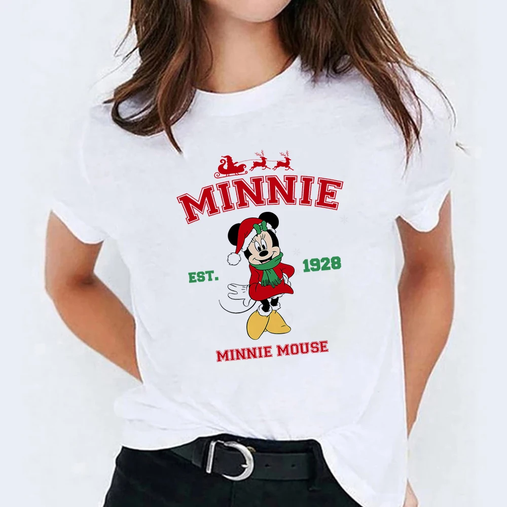 Christmas Costume Disney Minnie Mouse Print T Shirt Women Instagram Fashion Popular Xmas Gift Blouses Festival Vibes Girl Tees
Christmas Costume Disney Minnie Mouse Print T Shirt Women Instagram Fashion Popular Xmas Gift Blouses Festival Vibes Girl Tees